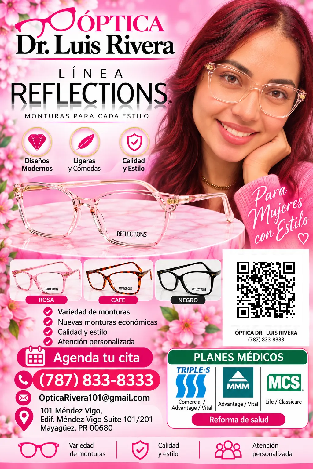 Reflections · variedad de colores