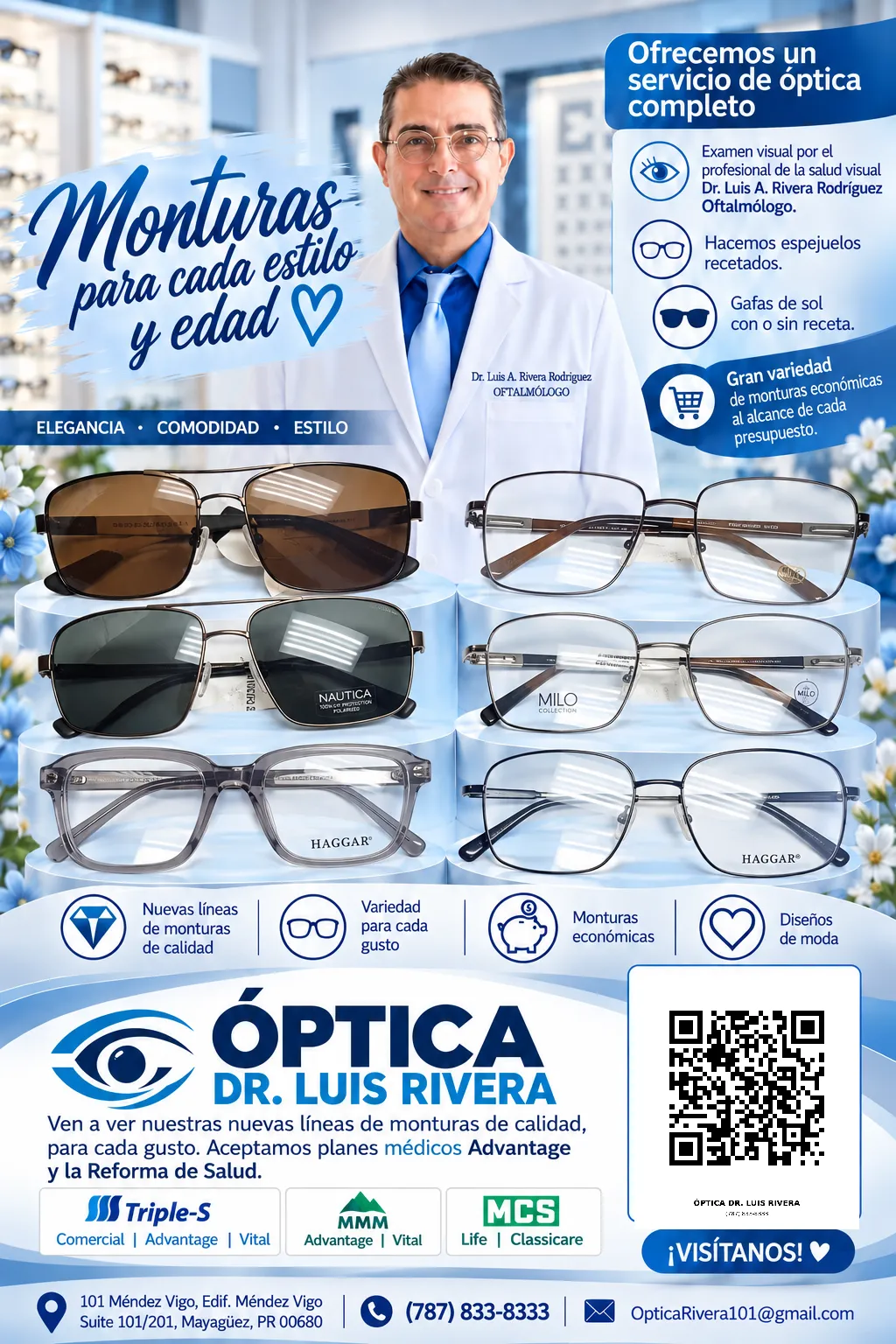 Servicios de óptica